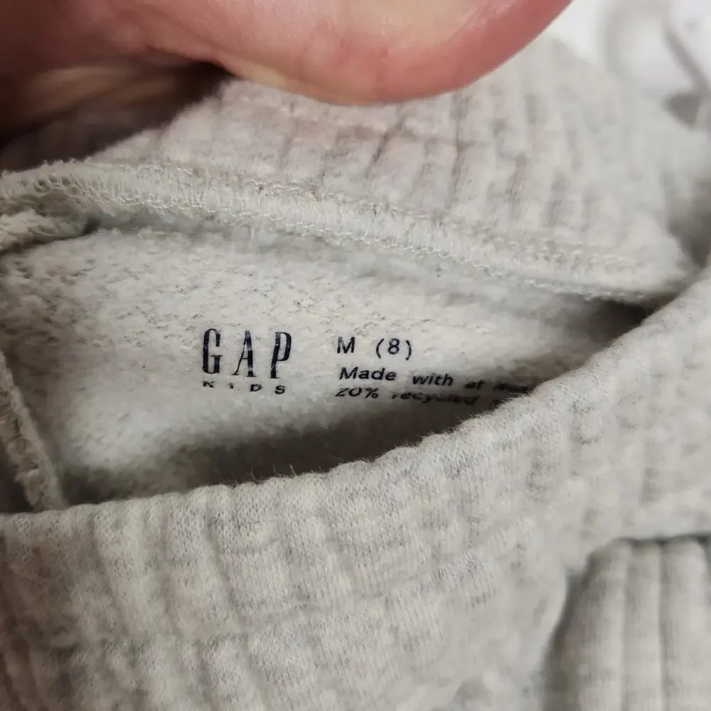 Gap Kids Youth Boho Hippie Skate Gray Sweatpants Bottoms Medium 8